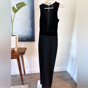 Jessica Simpson Black Velvet Jumpsuit - Size XS